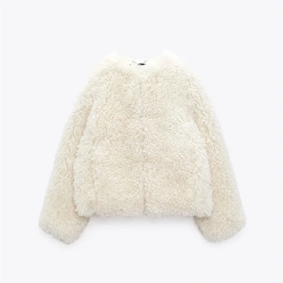 Faux fur jacket - Picture 6 of 12